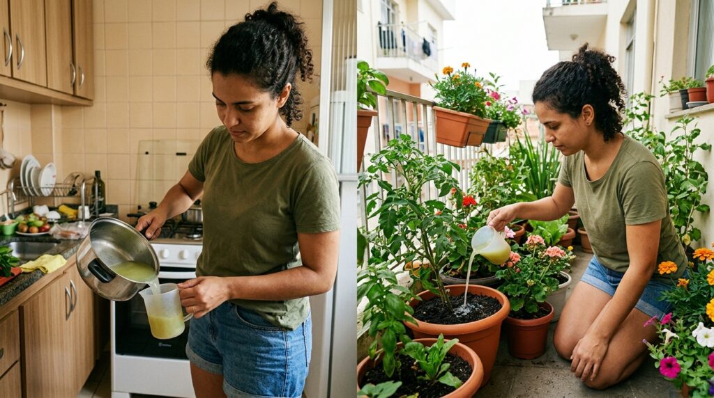 Colocar água do cozimento do ovo nas plantas: para que serve e por que é importante deixar esfriar antes
