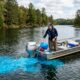 Em 2024, cientistas tingiram um lago inteiro de azul para bloquear a luz do Sol, adicionaram fertilizante e viram a chuva mudar completamente o rumo do experimento
