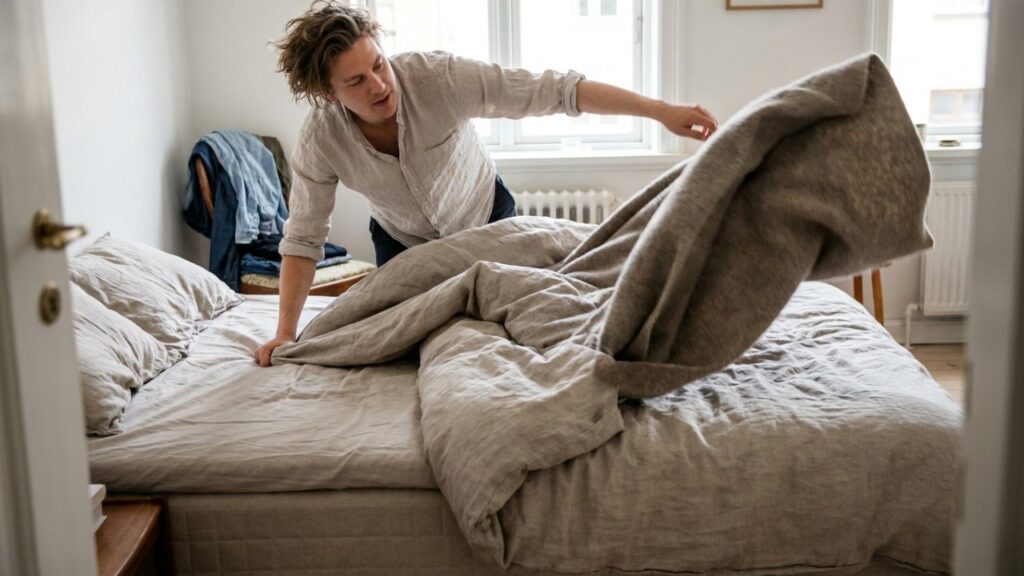 A psicologia diz que quem deixa a cama desarrumada durante o dia pode não estar apenas sendo preguiçoso, mas simplesmente não enxergar recompensa suficiente em arrumar algo que será usado novamente à noite