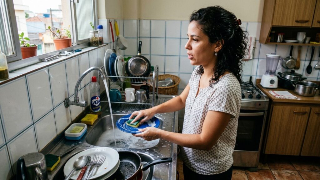 Segundo a psicologia, falar sozinho enquanto limpa a casa não é sinal de solidão, mas pode ajudar o cérebro a manter o foco e seguir melhor cada etapa da tarefa