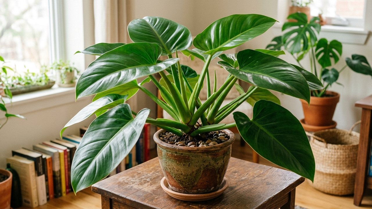 Como cultivar o pacová em vasos dentro de casa: o guia simples de rega para manter as folhas grossas e brilhantes da planta dos arquitetos