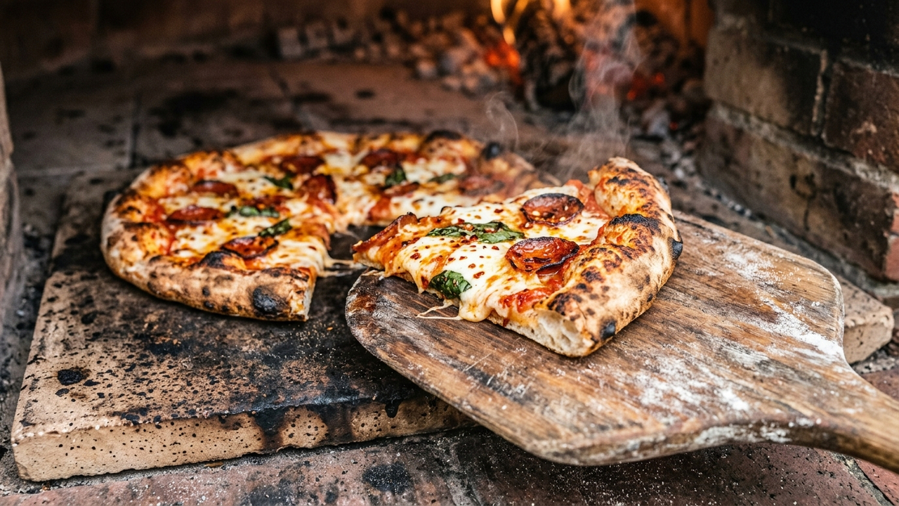 Adeus massas de pizza moles no forno caseiro: a técnica com pedra refratária pré-aquecida para garantir uma base crocante como de pizzaria