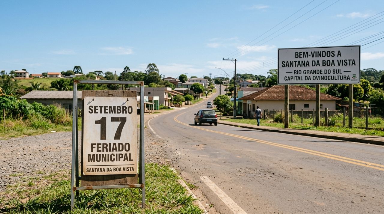 Quinta-feira, 17 de setembro, será feriado e moradores devem antecipar serviços em bancos e órgãos públicos