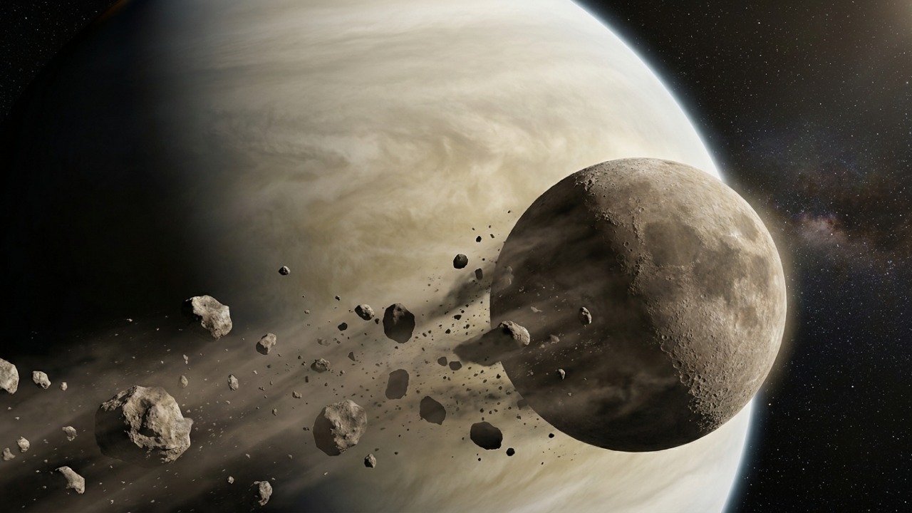 Cientistas investigam por que Vênus não tem Lua e encontram uma hipótese surpreendente: o próprio planeta pode ter destruído seu antigo satélite