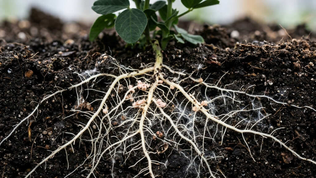 Nematoides benéficos no fundo do vaso: para que servem os micro-vermes que caçam e devoram larvas de besouro antes de atacarem as raízes