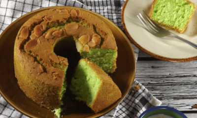 Já experimentou bolo de matcha? Essa receita fofinha combina com o lanche da tarde