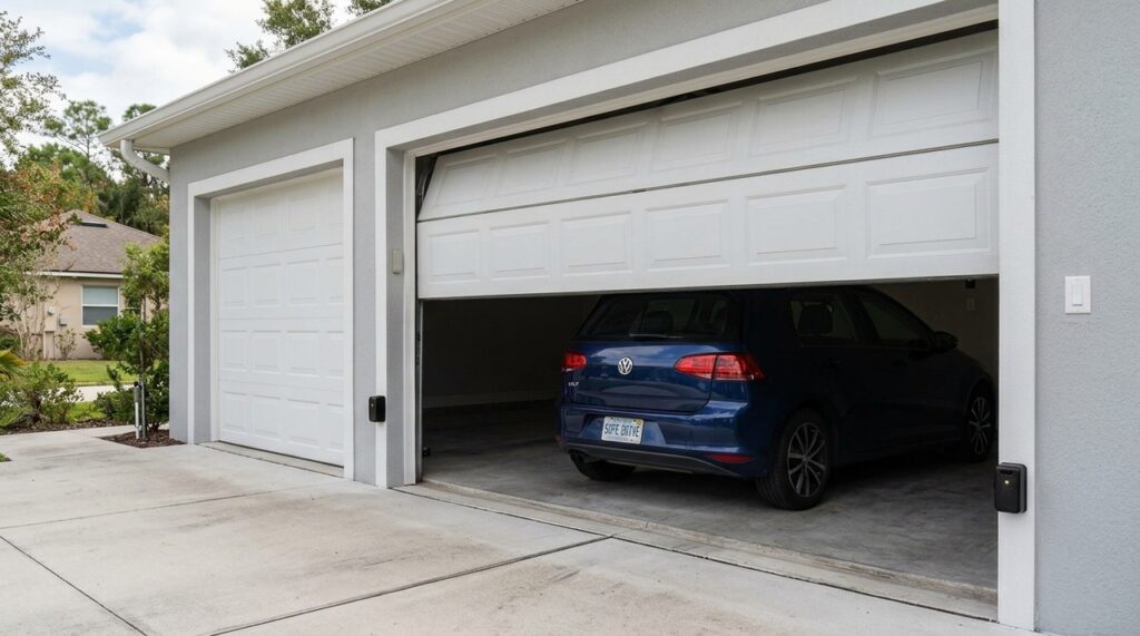 Morador troca o portão da garagem por um modelo automático e descobre qual sistema de segurança evita que ele feche sobre pessoas