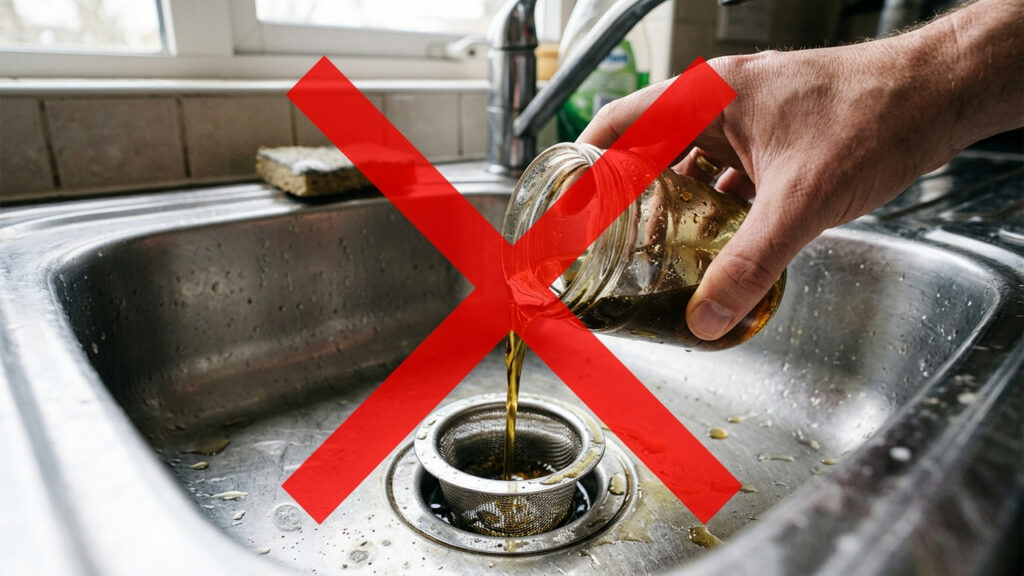 Adeus canos entupidos por gordura: por que você nunca deve descartar óleo de cozinha usado na pia para evitar o colapso do encanamento