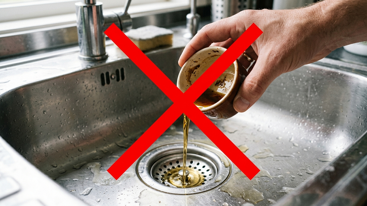 Adeus canos entupidos por gordura: por que você nunca deve descartar óleo de cozinha usado na pia para evitar o colapso do encanamento