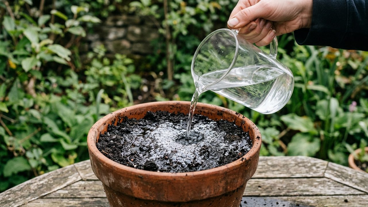 Mistura de água oxigenada 10 volumes na rega: como aplicar 1 colher por litro para injetar oxigênio no solo e eliminar o fungo das raízes