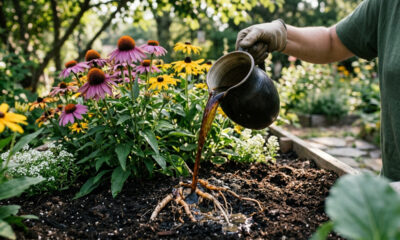 Chá de torta de girassol fermentada nas plantas: como a alta concentração de boro orgânico evita a queda e o abortamento precoce de flores