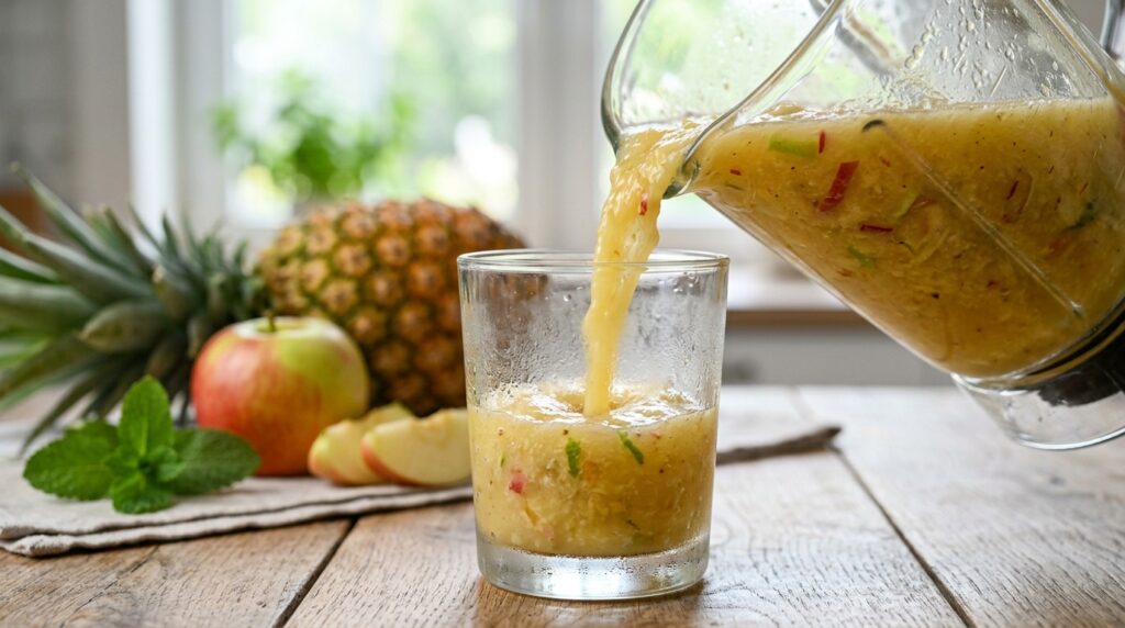Liquidificar abacaxi com maçã: para que serve essa bebida e por que tanta gente recomenda