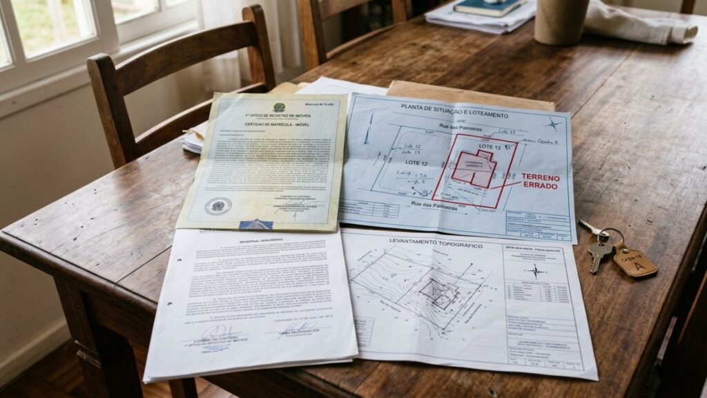 Homem constrói casa de R$ 1,2 milhão no terreno errado e descobre que ele pode ficar com o terreno em determinadas condições
