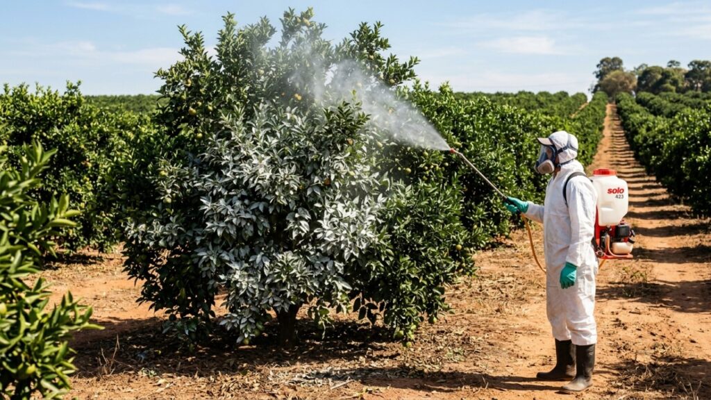 Pulverizar caulim nas plantas: para que serve esse mineral branco e por que ele pode virar aliado contra pragas e queimaduras de sol