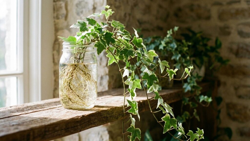 3 plantas que você pode cultivar só na água dentro de um frasco e usar para decorar prateleiras, mesas e pequenos espaços da casa