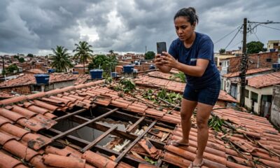 Morador tem o telhado destruído pelo granizo, aciona o seguro residencial de R$ 38 por mês e descobre que a indenização depende da velocidade do vento medida na estação do Inmet mais próxima, a 40 km da casa