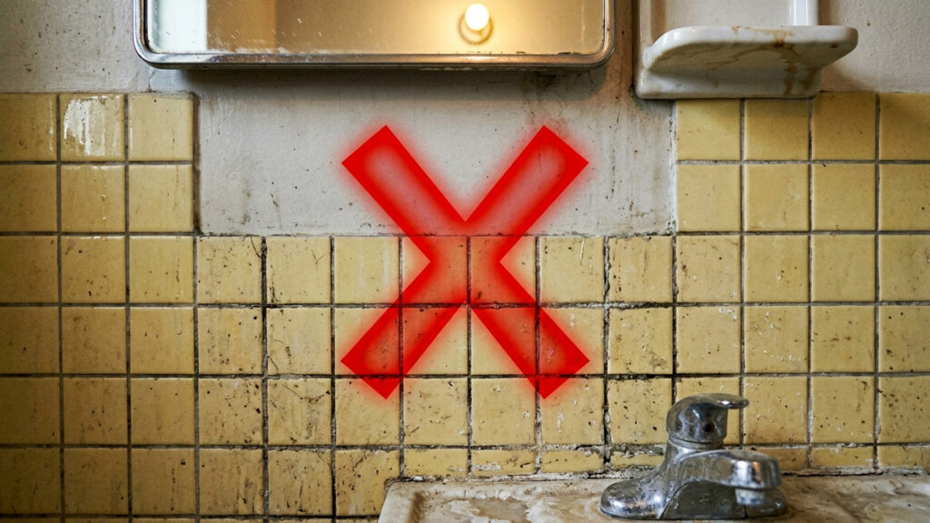 Adeus azulejos antigos no lavabo: a tendência do papel de parede vinílico lavável que cobre cerâmicas lisas em poucas horas e sem quebra-quebra