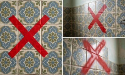 Adeus azulejos antigos no lavabo: a tendência do papel de parede vinílico lavável que cobre cerâmicas lisas em poucas horas e sem quebra-quebra