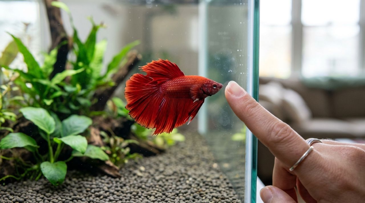 Mulher queria adotar um cachorro, mas encontro inesperado com um peixe betta mudou todos os seus planos