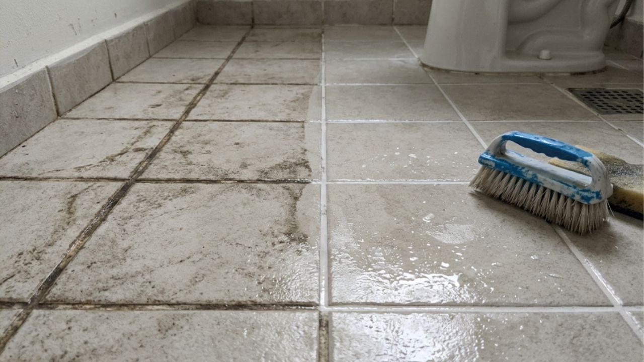 Misturar água oxigenada com detergente neutro: para que serve na limpeza de rejuntes escurecidos