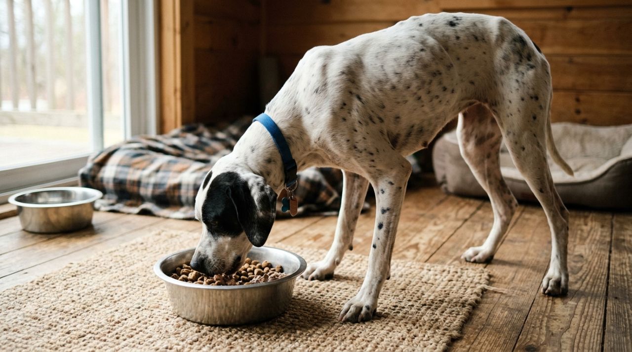 Após viver com fome e ser usada para caçar, cadela é resgatada e ganha uma nova vida em um lar cheio de carinho