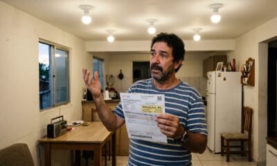 Morador troca todas as lâmpadas por LED, corta 400 kWh e a conta cai só 9%: onde está o resto do valor que ninguém lê na fatura