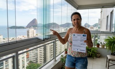 Moradora fecha a varanda com cortina de vidro e descobre qual folga precisa deixar para não virar área construída no IPTU