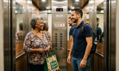 A psicologia aponta que quem cumprimenta as pessoas ao entrar no elevador, mesmo sem conhecê-las, não está apenas sendo educado, mas reduzindo a tensão de espaços fechados e compartilhados