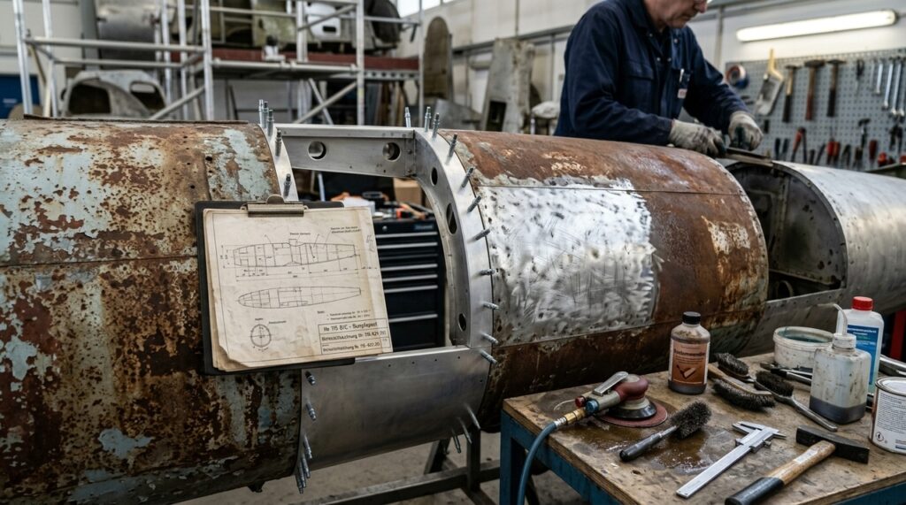 A restauração do raro Heinkel He 115 recupera peças e documentos que ajudam a revelar detalhes da engenharia e das missões de aviação militar da Segunda Guerra Mundial