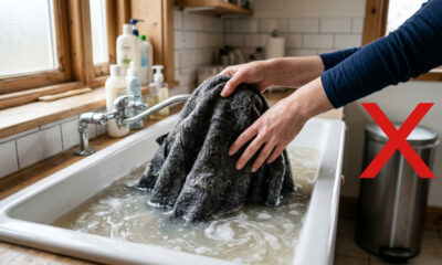 Sem jogar a peça fora, nem perder o casaco: a melhor forma de recuperar roupas de lã que encolheram usando condicionador de cabelo na água