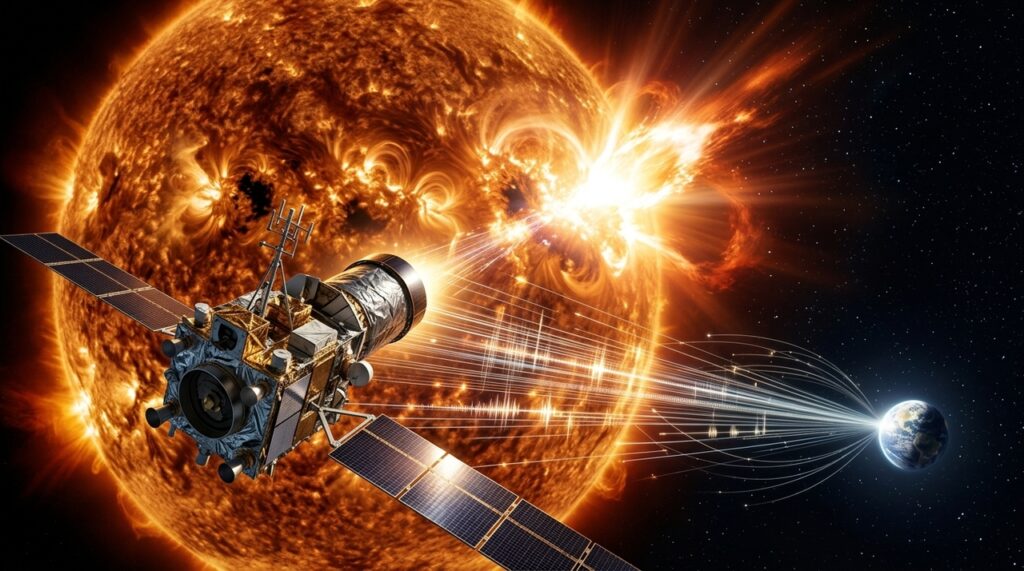 Um poderoso clarão solar pode liberar enorme quantidade de energia em cerca de 30 minutos, alterando a ionosfera e afetando comunicações, satélites e outros sistemas tecnológicos