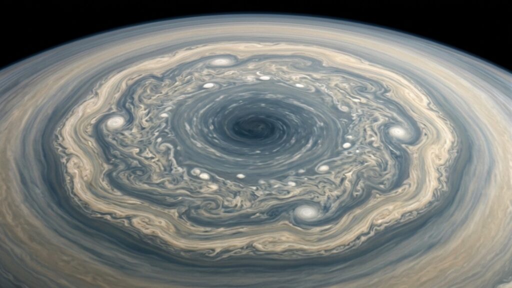 Uma nova forma geométrica apareceu na atmosfera de Saturno: estrutura de 10 lados surpreende cientistas e pode ainda não ter atingido sua forma definitiva
