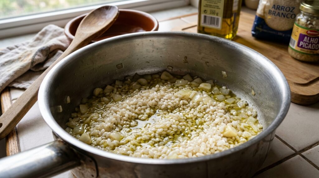 Adicionar uma colher de azeite no cozimento do arroz: para que serve e quando fazer