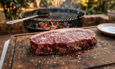 Os cozinheiros concordam: “Para o bife ficar macio, tempere só com sal grosso e deixe descansar 15 minutos antes de grelhar.”