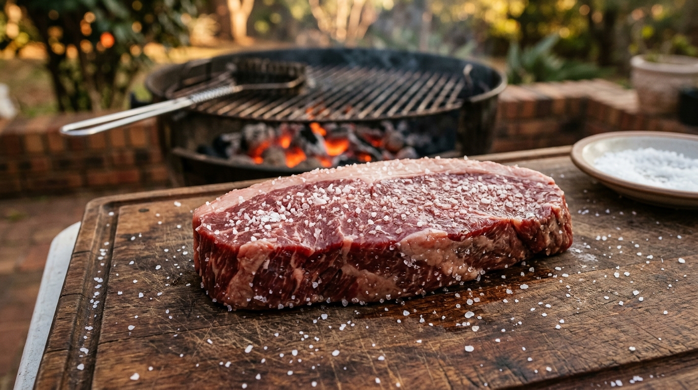 Os cozinheiros concordam: "Para o bife ficar macio, tempere só com sal grosso e deixe descansar 15 minutos antes de grelhar."