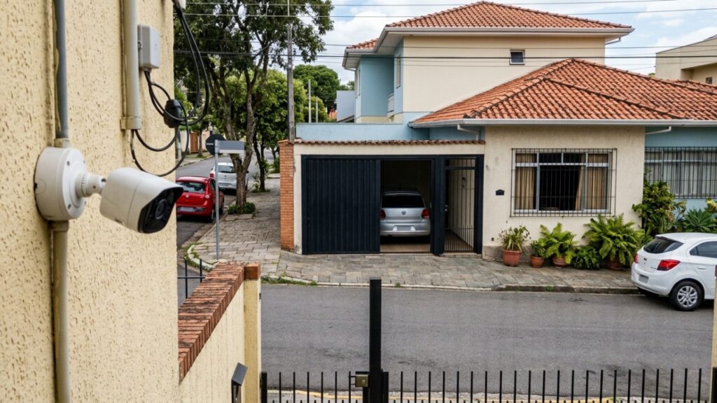 Morador instala câmera apontada para a garagem do vizinho por causa de furtos e só depois descobre que o equipamento também grava parte da casa ao lado