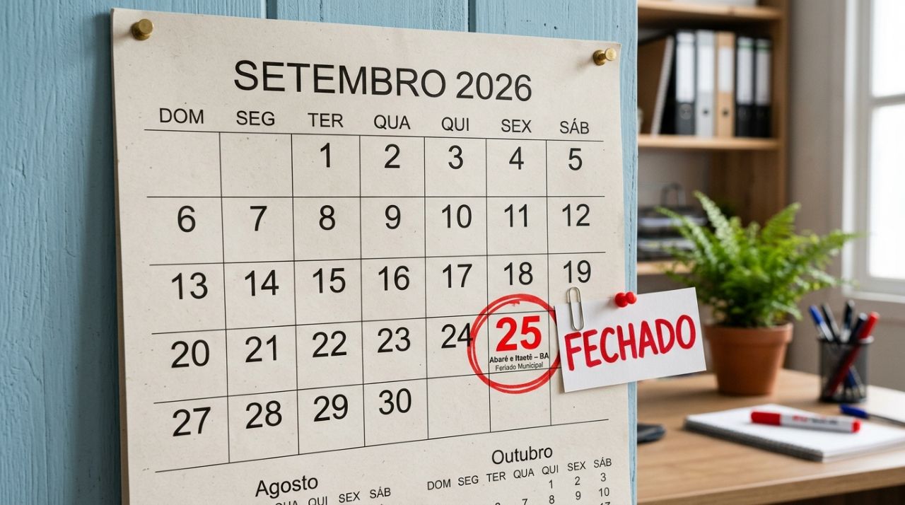 Sexta-feira, 25 de setembro, será de feriado em cidades brasileiras e pode mudar funcionamento de bancos e repartições