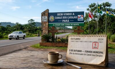 Autoridades confirmam feriado na segunda-feira, 05 de outubro, e bancos, escolas, repartições públicas e outros serviços podem ter funcionamento alterado