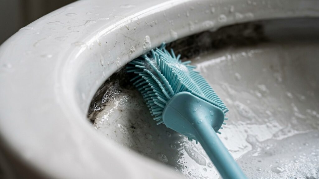 Adeus à escova de vaso tradicional: a versão de silicone acumula menos sujeira, seca mais rápido e alcança cantos difíceis do sanitário