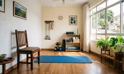 Nem aparelhos caros, nem mensalidade: como montar uma academia em casa para quem quer começar a treinar depois dos 50