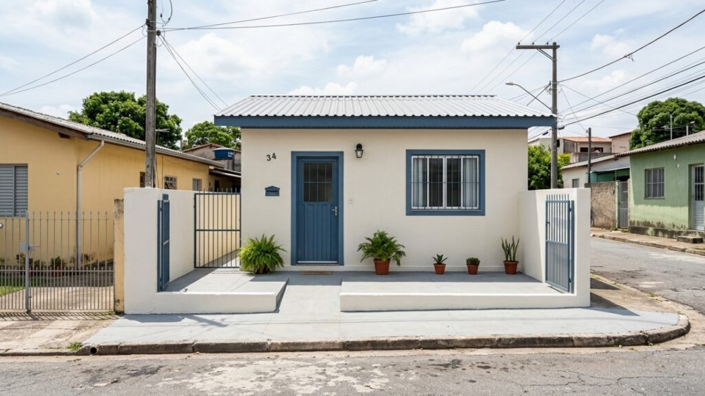 Quanto custa construir uma casa de 50 m² num terreno já quitado e alugar por R$ 1.200 desde o primeiro mês