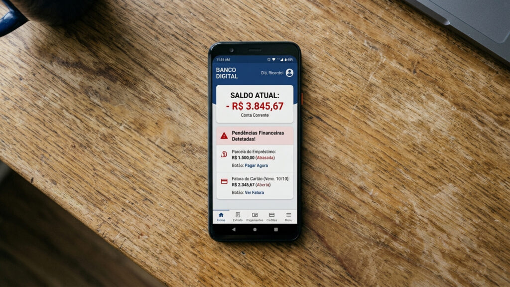 Vítima tem conta digital aberta por golpistas com dívida de R$ 25 mil, banco tenta cobrar e Justiça anula débito com indenização de R$ 10 mil
