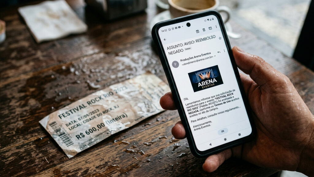 Show internacional de R$ 600 é cancelado no meio por tempestade, produtora recusa estorno e Procon obriga devolução integral dos ingressos