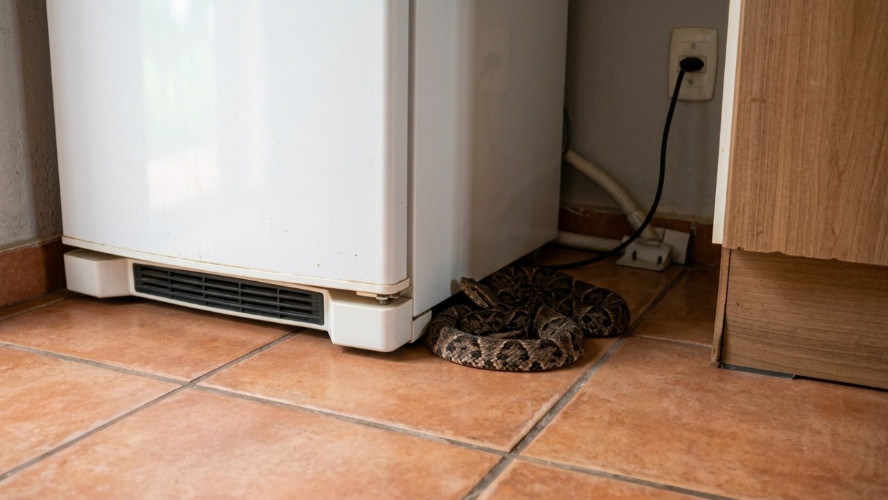 Especialistas alertam para um lugar da casa que pode servir de esconderijo para cobras, principalmente quando o frio aumenta e elas procuram abrigo