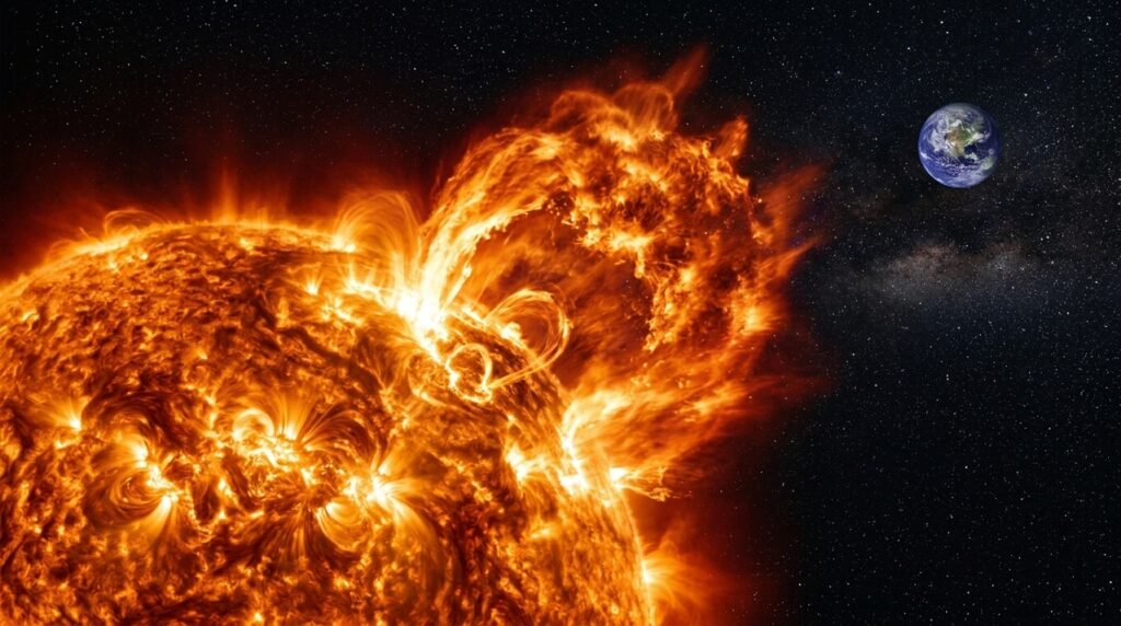 Um poderoso clarão solar pode liberar enorme quantidade de energia em cerca de 30 minutos, alterando a ionosfera e afetando comunicações, satélites e outros sistemas tecnológicos
