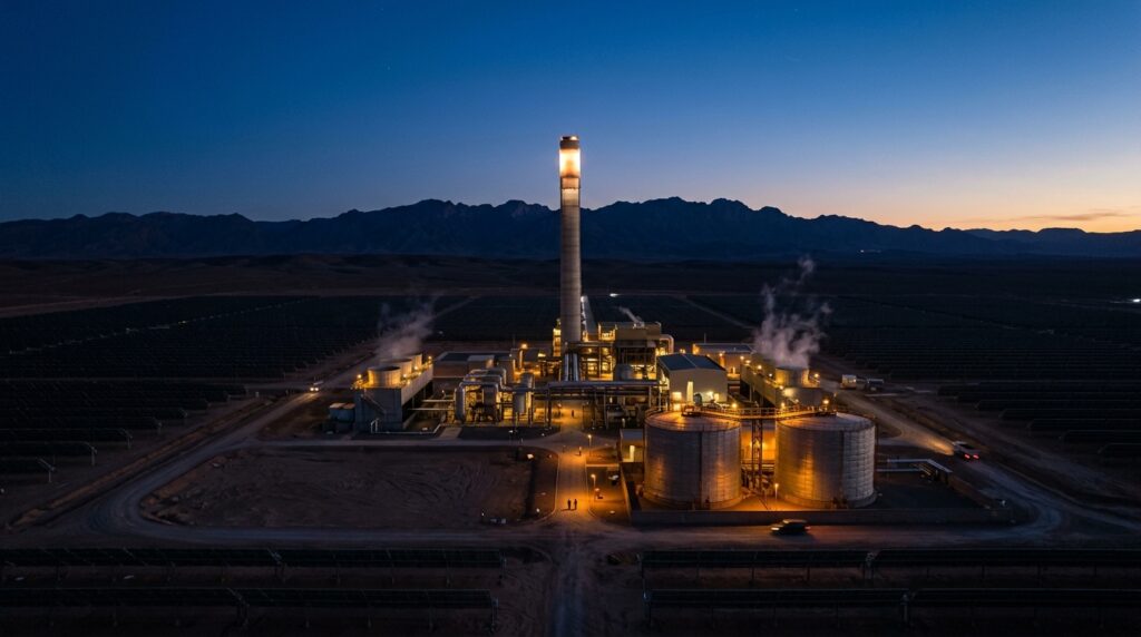 Em 2026, Marrocos construiu uma "cidade solar" no deserto que gera 580 MW e abastece mais de 1 milhão de pessoas