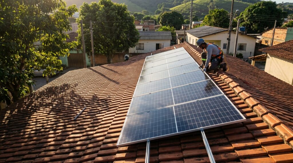 Energia solar em casa de 70 m² pode custar de R$ 18 mil a R$ 35 mil. Entenda quanto economiza e o que faz o retorno variar entre 4 e 8 anos.