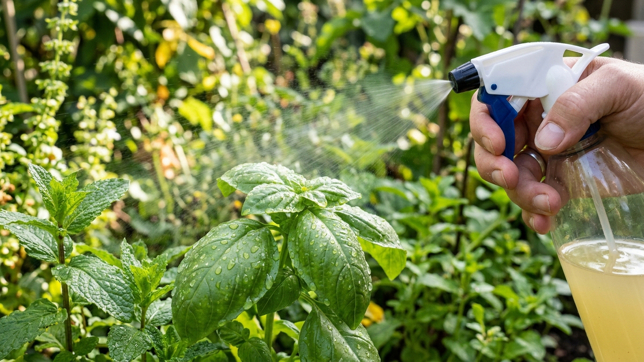 Borrifar infusão de gengibre com sabão neutro nas plantas: a receita caseira picante que afasta besouros e lagartas das folhas em minutos