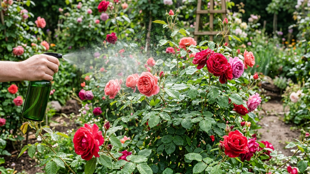 Chá frio de sementes de coentro amassadas nas plantas: para que serve o spray natural que afasta percevejos e pulgões vermelhos das roseiras