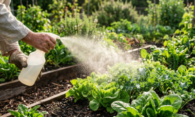 Pulverizar infusão de folhas de pessegueiro na horta: como a toxina natural atua para repelir e paralisar o ataque severo de lagartas nas folhagens